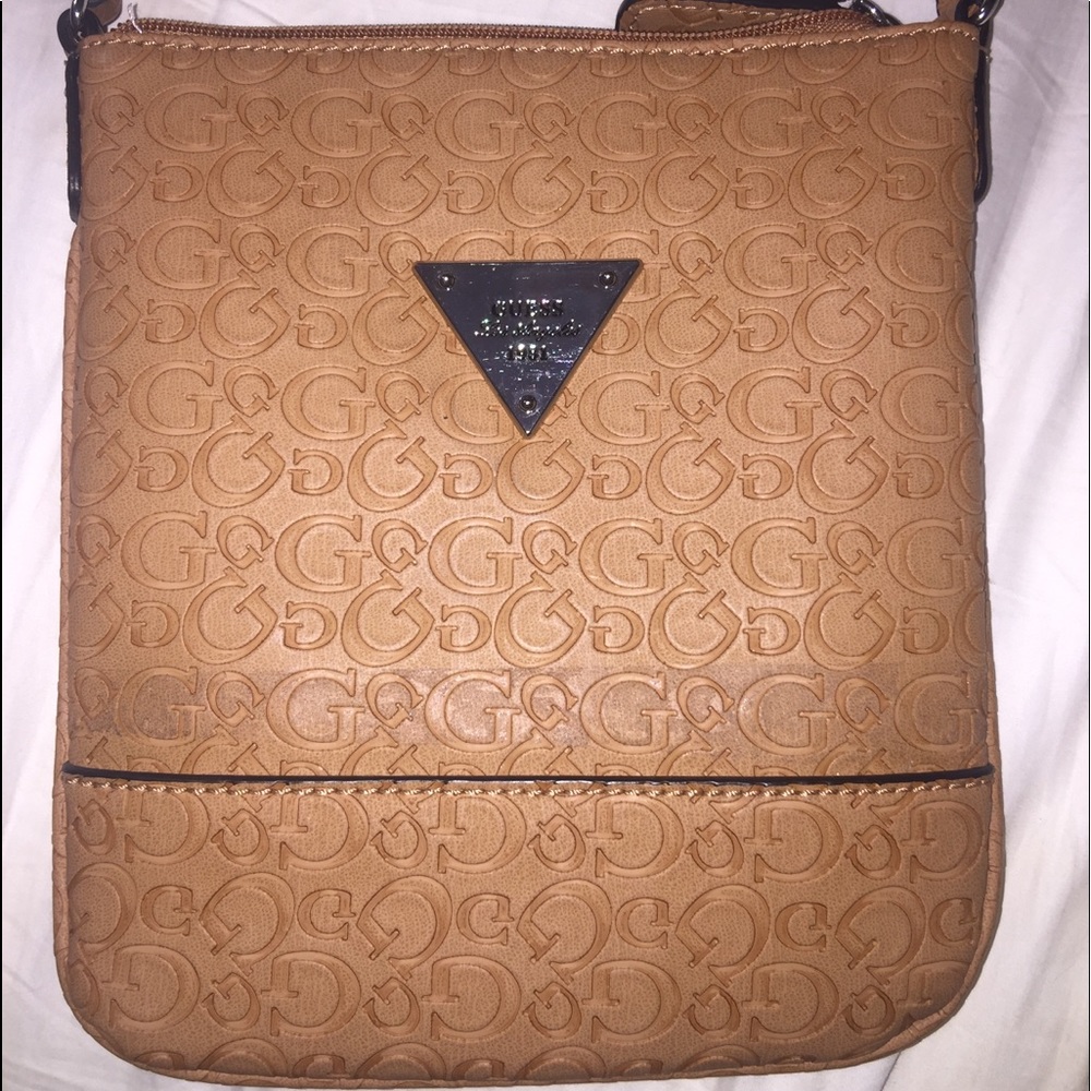 Guess brown cross body bag